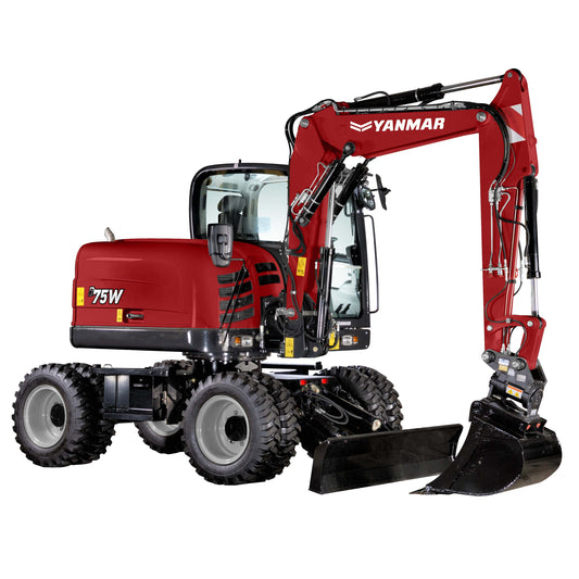 Yanmar B75W Wheel Excavator