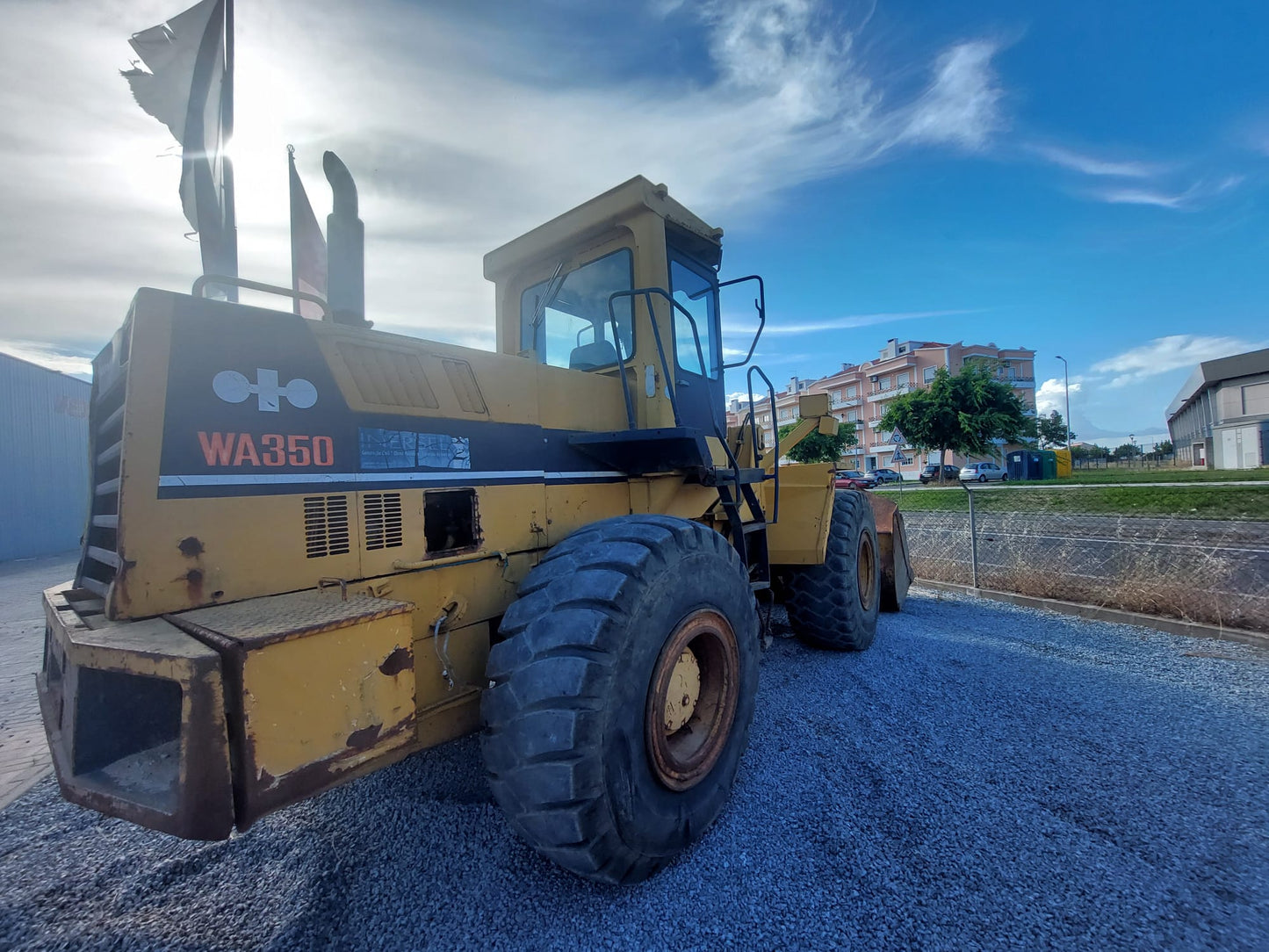 Pá Carregadora Komatsu WA350