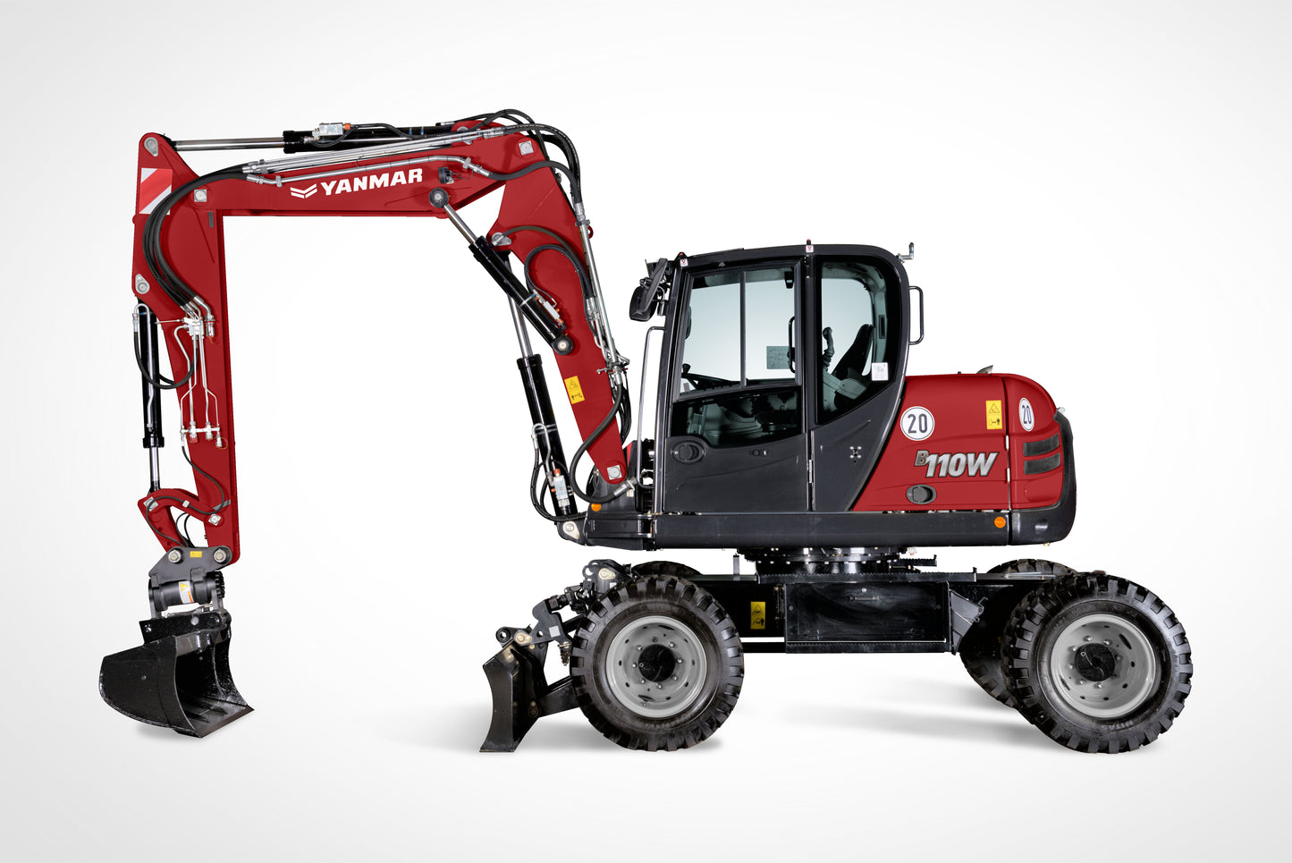 Yanmar B110W Wheel Excavator