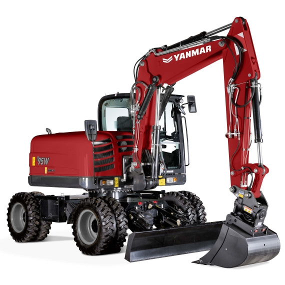 Pelle sur pneus Yanmar B95W