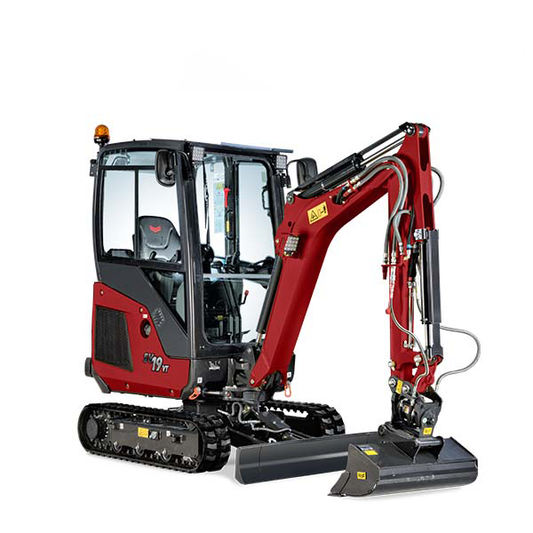 Yanmar SV19-VT Mini Excavator